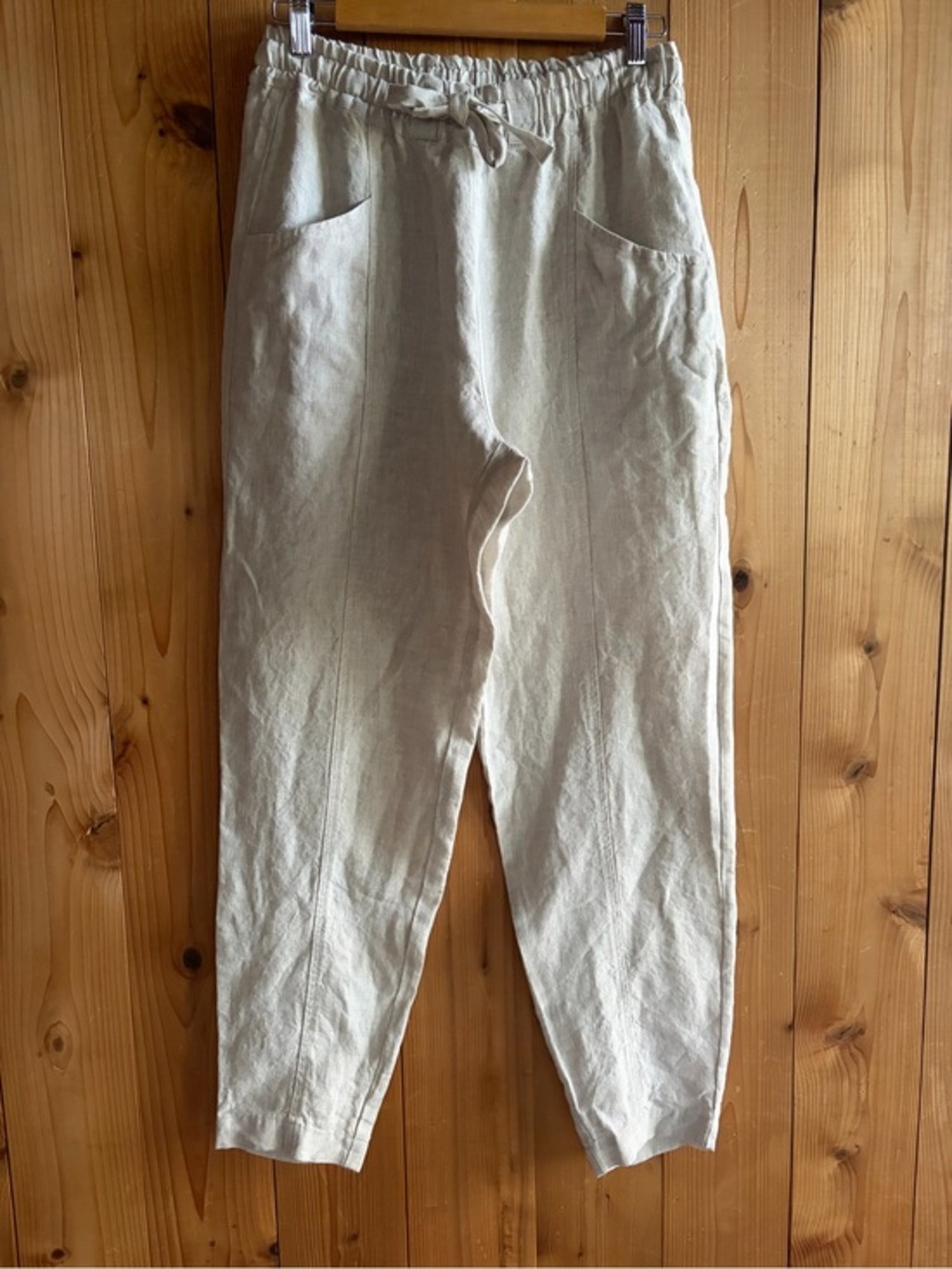 Magic Linen Natural Linen Pant NWT